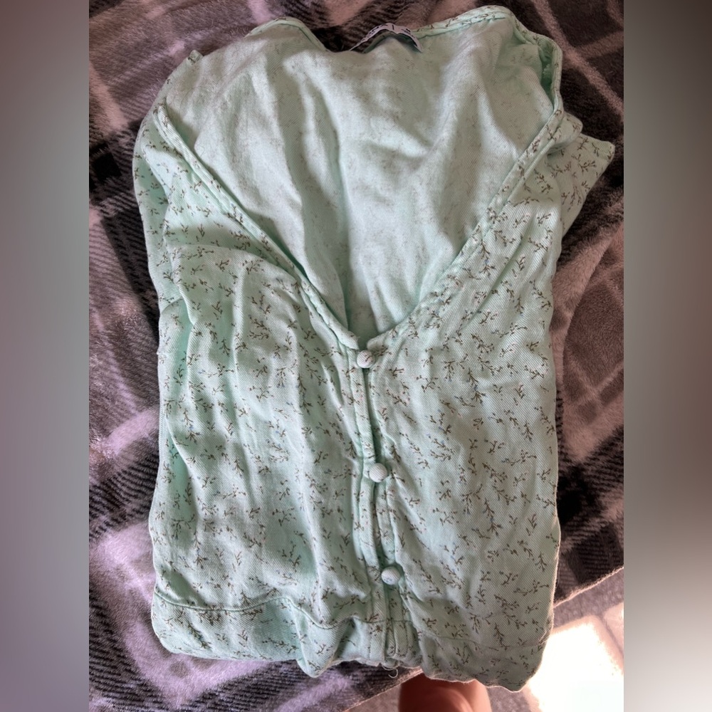 Arizona Jean Co. Mint Green Floral Summer Dress